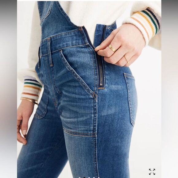 Madewell Skinny Overalls in Jansing Wash - Picture 2 of 9